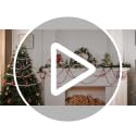 Ceenna 2 Pack 18ft Wooden Bead Garland Red Farmhouse Decor