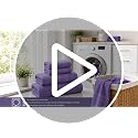 Soft Cotton Bath Towel Set - 22-Piece Absorbent Bathroom Towels in Purple