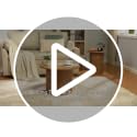 Nesting Coffee Table Set of 2, Mid-Century Modern Round Wood Accent Tables