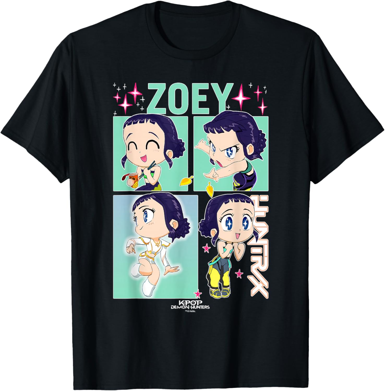 Zoey Kpop Demon Hunters T-Shirt - Officially Licensed Design | Stylish Graphic Tee