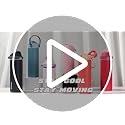 Insulated Stainless Steel Water Bottle with Straw and Lid 24 oz