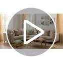 Corduroy Throw Pillow Covers 18x18 Cream White - Set of 2 Soft Striped Cases