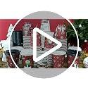 200 Pcs Christmas Paper Cups with Lids - 12 oz Snowflake Snowman Elk Design