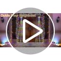 Ollny Multicolor 6FT LED Christmas Tree Lights 34 Modes Waterproof Outdoor String with Remote