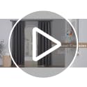 Short Thermal Blackout Curtains for Small Windows - 42 x 36 (2 Panels)