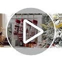 Starry Dynamo 26 Inch Set of 4 Nordic Knitted Christmas Stockings Burgundy & White - Holiday Decor