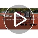Foldable Makeup Director Chair - Heavy Duty Portable Bar Height Chair
