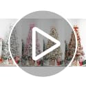 Large White Christmas Tree Topper Bow with Glitter Streamers - 53x13 Inch