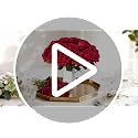 50 Pcs White Artificial Roses Bouquet - Velvet Fake Flowers for DIY Decor